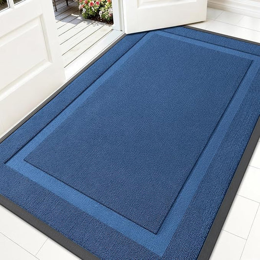 OLANLY Front Door Mat Outside 59x34, All-Season Heavy-Duty Rubber Doormat | by OLANLY