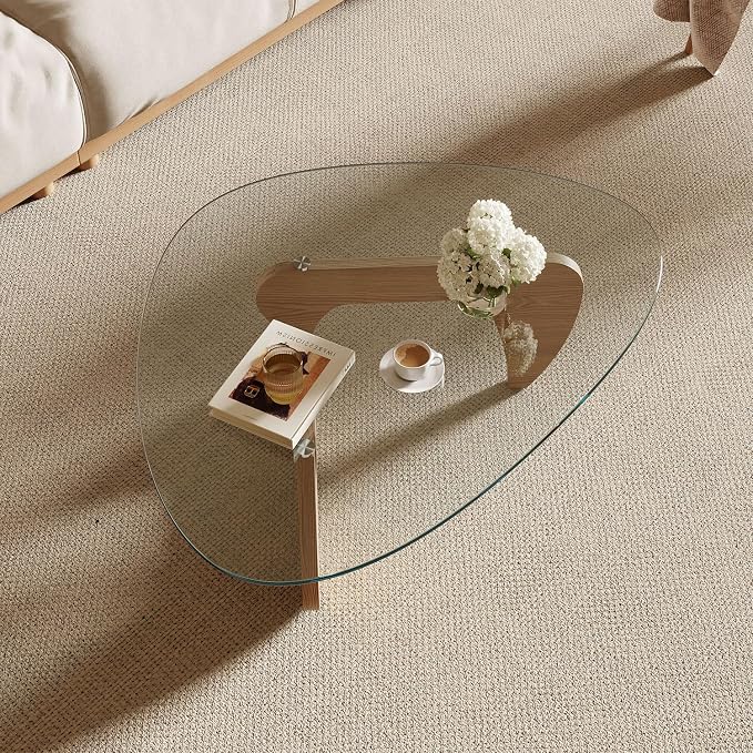 Modern Coffee Table for Living Room and Small Spaces, 35.6" x 25.4" x 15.8" - Image 4