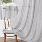 MYSKY HOME Grey Curtains 84 Inch Length, Living Room Curtains & Drapes Boho by MYSKYHOME
