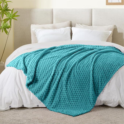 BEDELITE Teal Large Throw Blanket - Image 6