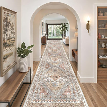 2'6 x 16' Runner Rug Non Slip, Washable Kitchen Rugs, Living Room, Extra Long - Image 9