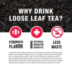 Tiesta Tea - Royal Breakfast, Loose Leaf, Classic English Black Tea, Premium High Caffeine Hot & Iced, Brews up to 200 Cups, 16oz Resealable Bulk Pouch