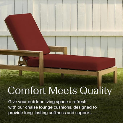 Honeycomb Outdoor Chaise Lounge Cushion - Image 3
