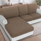 H.VERSAILTEX Sectional Couch Covers 3 Pieces Sofa Seat Cushion Covers L Shape by HVERSAILTEX