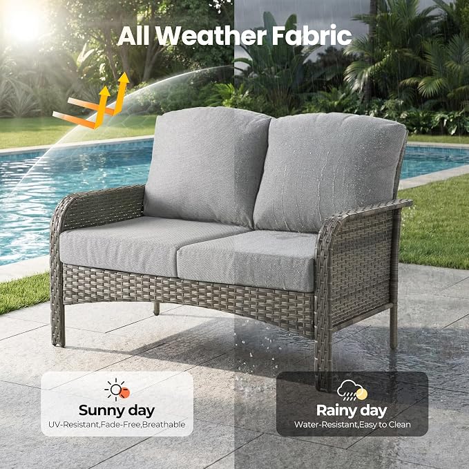 Weaxty 8 Pieces Outdoor Patio Furniture Sets - Image 7
