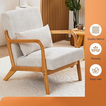 Mid-Century Modern Accent Chair, Reading Armchair - Image 3