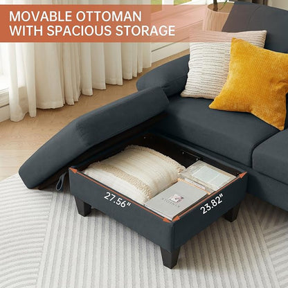 5 Seat Sectional Sofa Set for Living Room Set - Image 6