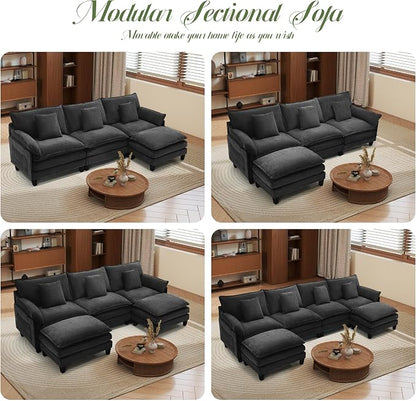 Cloud Couch, U Shaped Modern Sofa - Image 8