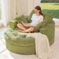 MAXYOYO Oversized Round Chaise Lounge Sofa, Upholstered Lounge Chair by MAXYOYO