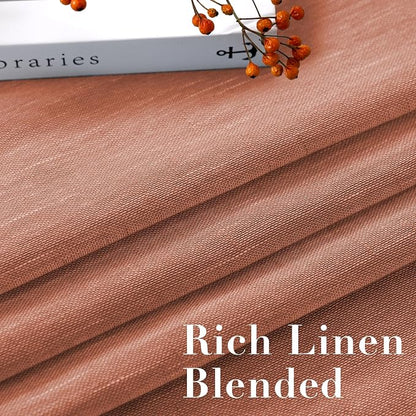 H.VERSAILTEX Linen Curtains Natural Linen Blended Curtain Panels - Image 4