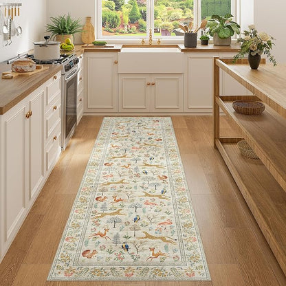DUKINO 2x7 Runner Rug for Hallway, Washable Kitchen Rugs Non Slip, Stain - Image 5