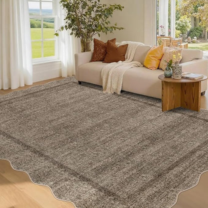 GarveeHome Scalloped Washable Rugs by GarveeHome