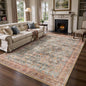 6x9 Area Rugs - Washable Vintage Retro Living Room Rug, Soft Ultra Thin Non by Yarooge