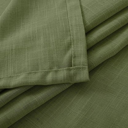 BGment Olive Green Linen Curtains 40 Inches Long - Image 9