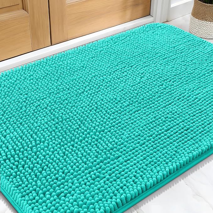 OLANLY Dog Door Mat for Muddy Paws 30x20, Super Absorbent Chenille Mud Mat | by OLANLY