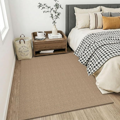 KOZYFLY Boho Washable 4x5 Entry Woven Area Rug, Braided Throw Rugs - Image 8