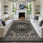 8x10 Area Rugs for Living Room, Large Washable Rug, Dining Room, Low Pile by Zesthome