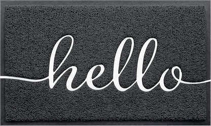Door Mat Welcome Mat Floor Mat for Entryway, High Traffic Areas | Low Profile by BeneathYourFeet