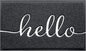 Door Mat Welcome Mat Floor Mat for Entryway, High Traffic Areas | Low Profile by BeneathYourFeet