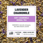 Tiesta Tea - Lavender Chamomile Herbal Tea, Loose Leaf, Calming Blend with Chamomile and Lavender, Caffeine-Free Herbal, Great for Hot or Iced Brews, Resealable Bulk Pouch, 200 Cups, 8 Ounce