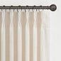 Birch Light Filtering Linen 60 Inch Wide 84 Inches Long Curtains by PleatedDrapes