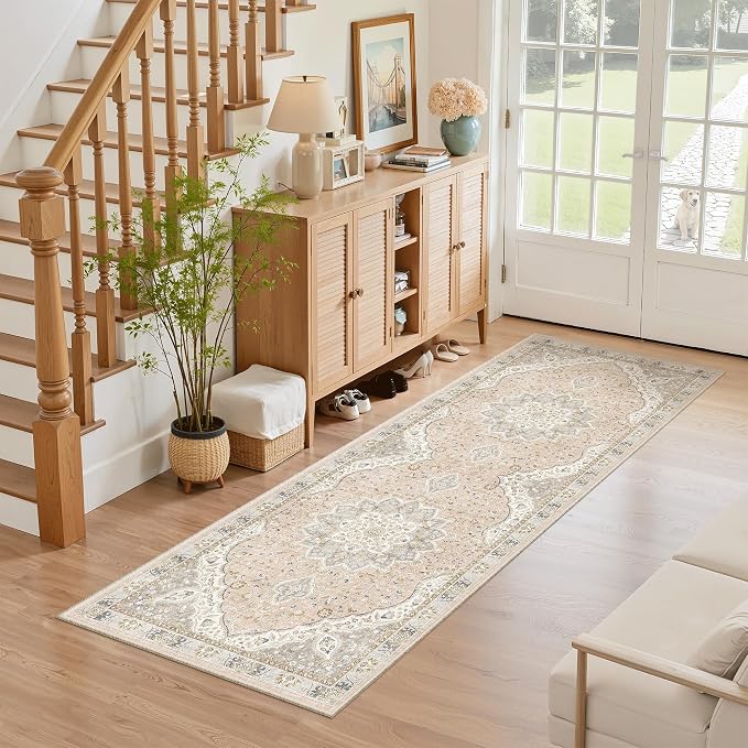 Madane Hallway Runner Rug 2x5 Washable Entry Rugs Non-Slip, Soft Low-Pile - Image 4