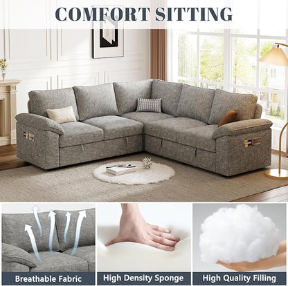 85 Inch Modular Sectional Sofa - Image 6