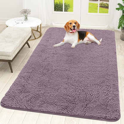 OLANLY Dog Door Mat for Muddy Paws 70x46, Super Absorbent Chenille Mud Mat | by OLANLY