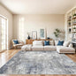 8x10 Washable Living Room Rug – Modern Neutral Abstract Large Area Rug by BYYVOORugsforYourHome