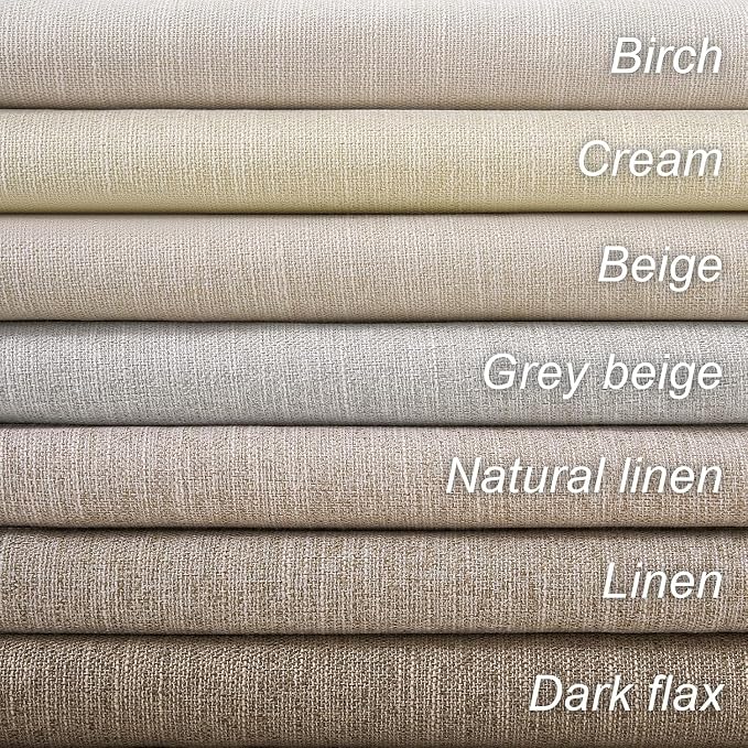 Cream Birch Blackout Curtains 72 Inches Extra Wide - Image 8