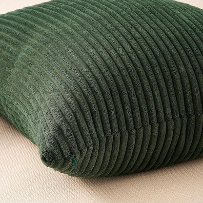 Topfinel 16x16 Inch Set of 4 Green Rust Throw Pillow Covers Boho Farmhouse - Image 5