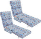 Kigley Outdoor 2 Pcs Chaise Lounge Cushions by Kigley