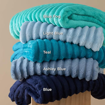 Bedsure Soft Twin XL Blanket for Bed Dorm Navy Blue 66"x90" | Birthday Gifts - Image 9