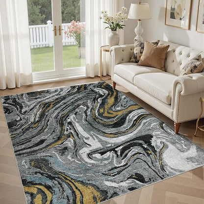 DMOYEST 6x9 Area Rug for Living Room by DMOYEST