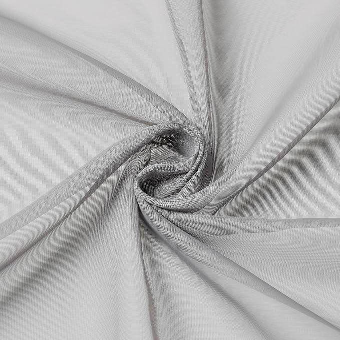 Chyhomenyc Cream Sheer Curtains 90 Inches Long 2 Panels, Light Filtering Cream - Image 9