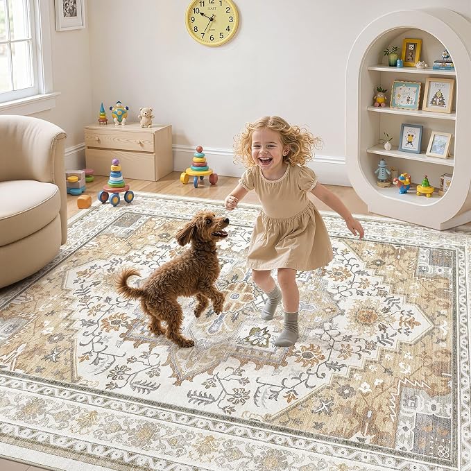 UERMEI 8x10 Area Rug for Living Room - Image 7