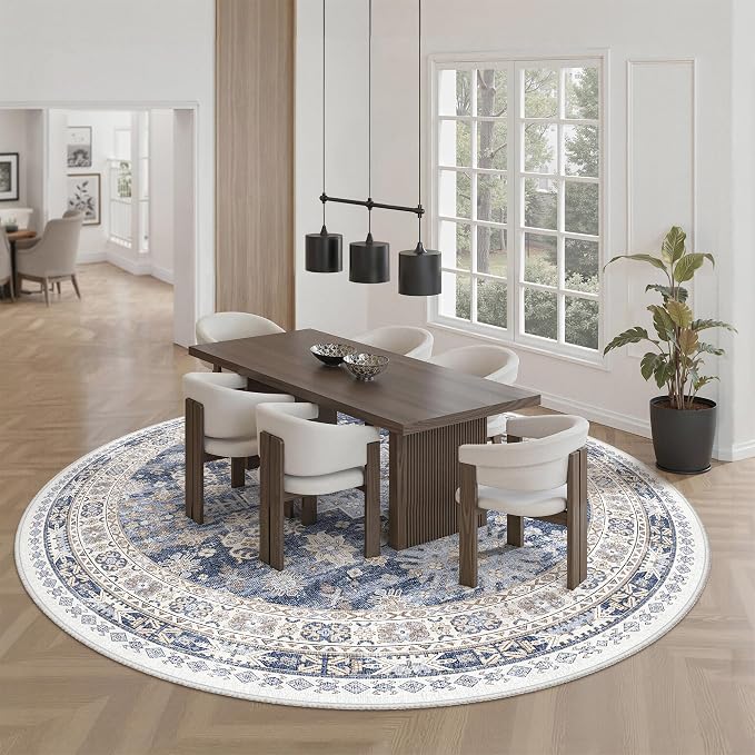 9ft Round Rug, Large Circle Rug - Image 9