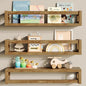 TidyCorner Upgraded Thick Floating Shelves, Solid Wood Bookshelf by Makestorageclosetolife
