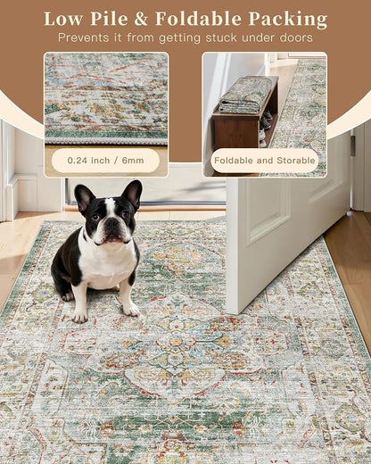 Madane Washable Runner Rugs 2x10 Long - Image 6
