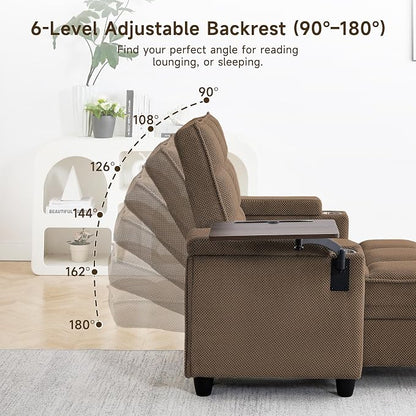 oaaktu Single Modern Comfy Upholstered Chaise Lounge Sofa Chair - Image 6