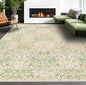 Vintage Washable Beige Green 10x12 Rug by HazoHaus