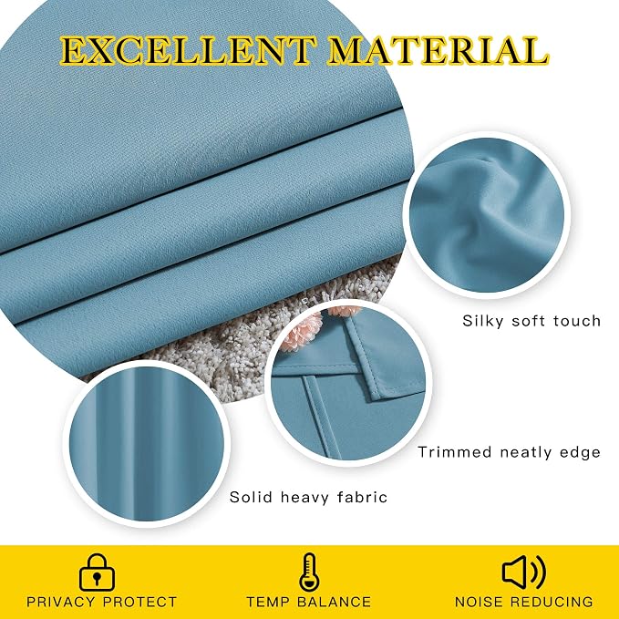 NICETOWN Blackout Curtains Panels - Image 4