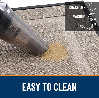 OLANLY Front Door Mat Outside 47x17, All-Season Heavy-Duty Rubber Doormat | - Image 5