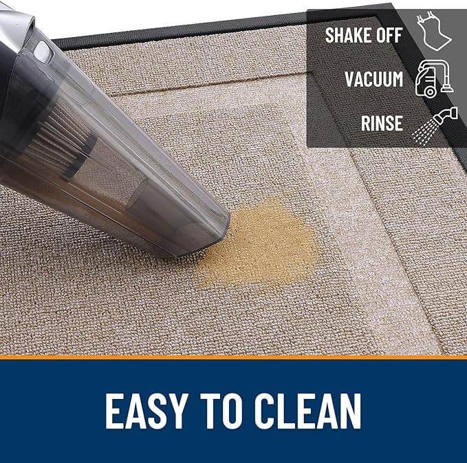 OLANLY Front Door Mat Outside 59x34, All-Season Heavy-Duty Rubber Doormat | - Image 5