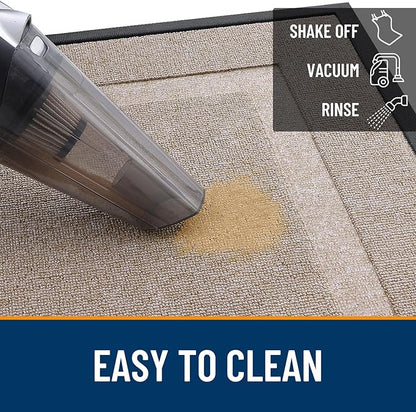 OLANLY Front Door Mat Outside 59x34, All-Season Heavy-Duty Rubber Doormat | - Image 5
