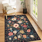 DUKINO 3x5 Area Rug, Floral Washable Rug by DUKINO