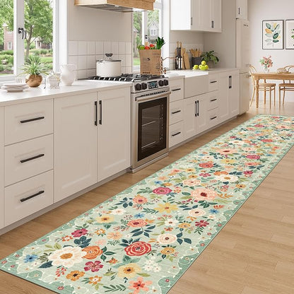 DUKINO 3x16 Runner Rug for Hallway, Non Slip Long Washable Rug, Low Pile - Image 3
