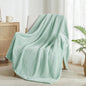 Exclusivo Mezcla Large Waffle Fleece Throw Blanket by ExclusivoMezcla