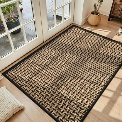 Door Mat Indoor Entrance 36"x59", Absorbent Indoor Door Mat Large, Non Slip by LEKEEPGO