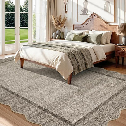 GarveeHome Scalloped Washable Rug 6x9 Rugs - Image 8